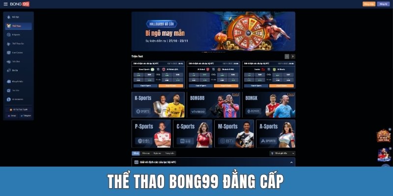 Thể thao BONG99 đẳng cấp